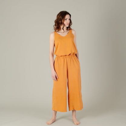 Tencel Damenshirt mit Trägern in der Farbe Mango, Urheber: Mini & Eve