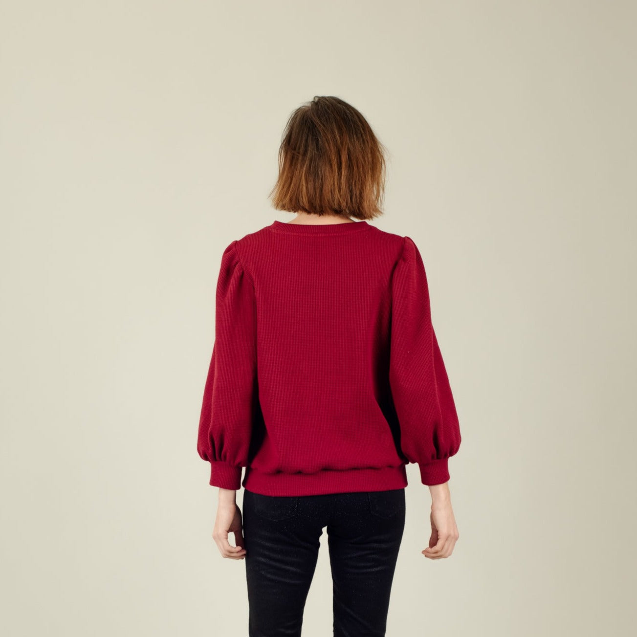 Damen Pulli weinrot; Urheber: Mini & Eve