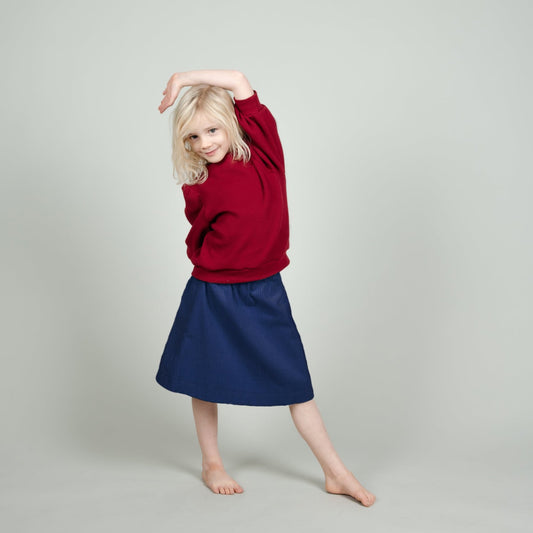 Cordrock Dunkelblau für Kinder; Urheber: Mini & Eve
