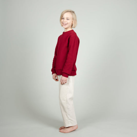 Kinder-Hose in Creme Weiß, Cord, Urheber: Mini & Eve