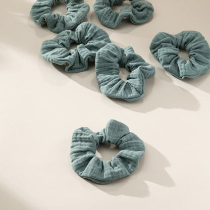 Scrunchie Haargummi Musselin Petrol, Urheber: Mini & Eve