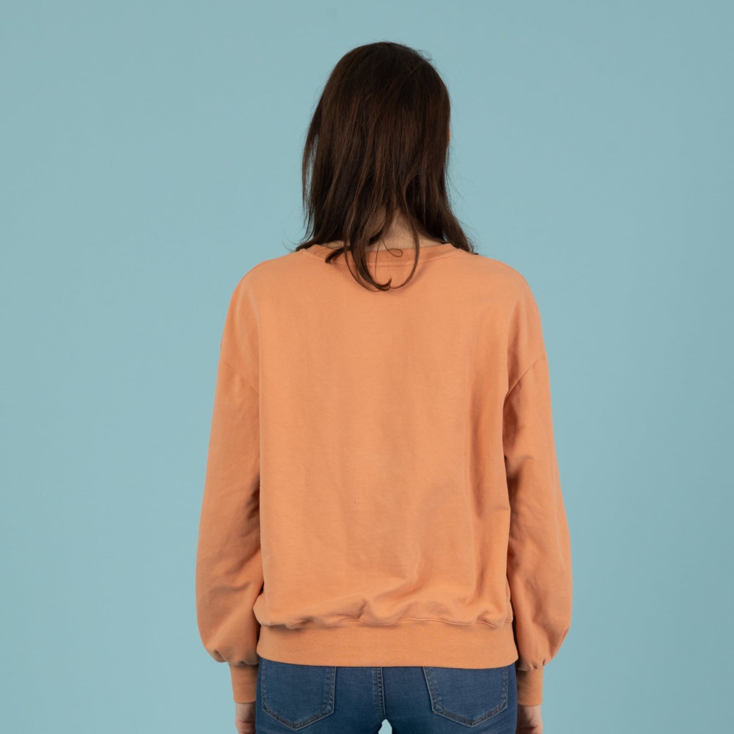 Sweater für Damen, Rückenansicht, Papaya, Orange, Urheber: Mini & Eve